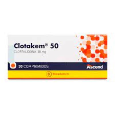 Clotakem 50 Mg X 30 Comp